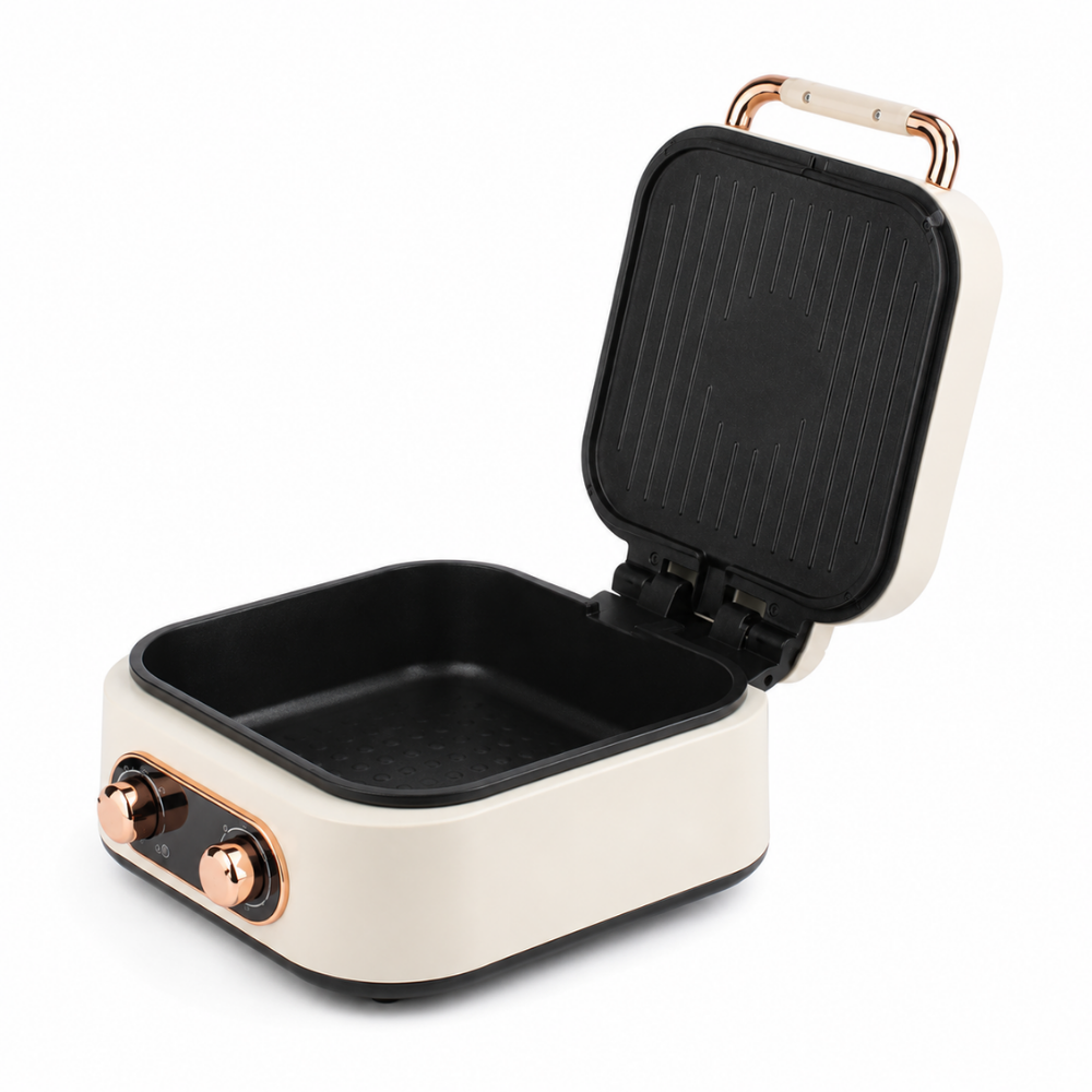 Electric Sandwich Maker & Panini Press Grill – Non-Stick Breakfast Maker